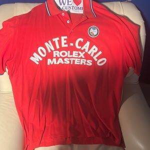 Red Polo style Sergio Tacchini